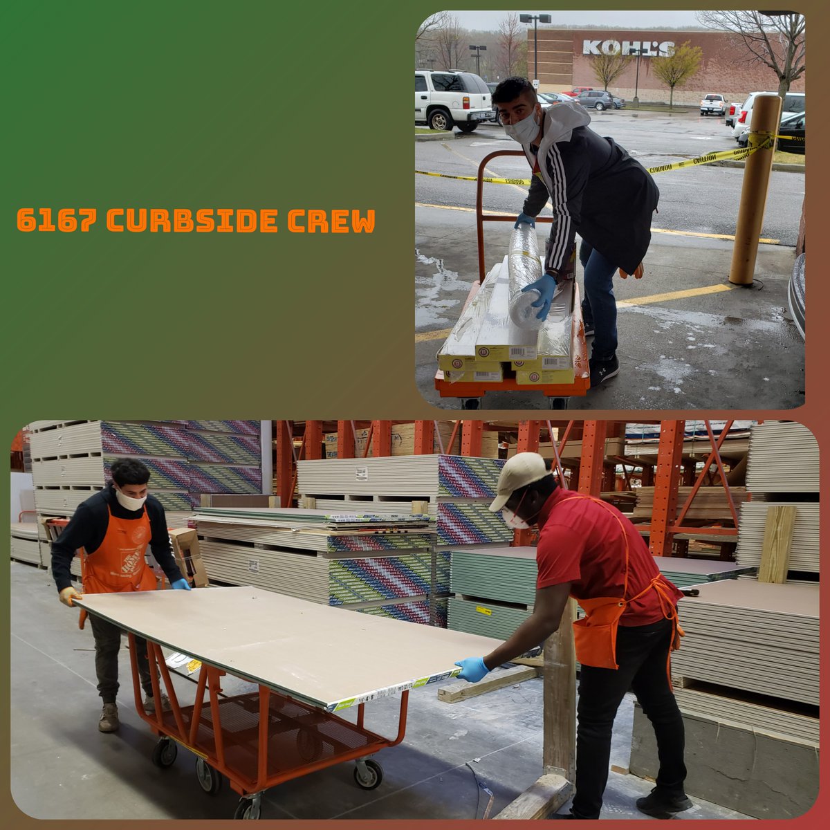 We couldn't do Curbside without Vincent, Jose and ken. Awesome Team work <a href="/localita39/">Marlene Mejias</a> <a href="/cardaci_michele/">Michele Cardaci</a> <a href="/SmithtownHD/">Smithtown Home Depot</a> #curbsidecrew #homedepot #teamwork