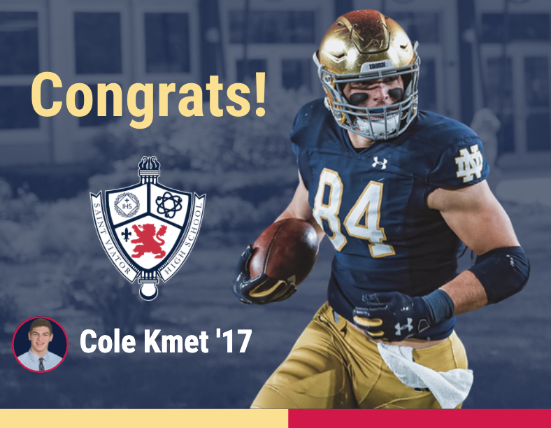 Saint Viator HS (@saintviatorhs) on Twitter photo Congrats to <a href="/ColeKmet/">Cole Kmet</a> on being drafted by the <a href="/ChicagoBears/">Chicago Bears</a> with the 43rd
pick! Chicago, you are getting an <a href="/SaintViatorHS/">Saint Viator HS</a> Lion who always
strives for excellence! Cole, your Lion Family is very proud! Congrats to <a href="/ColeKmet/">Cole Kmet</a> on being drafted by the <a href="/ChicagoBears/">Chicago Bears</a> with the 43rd
pick! Chicago, you are getting an <a href="/SaintViatorHS/">Saint Viator HS</a> Lion who always
strives for excellence! Cole, your Lion Family is very proud!
