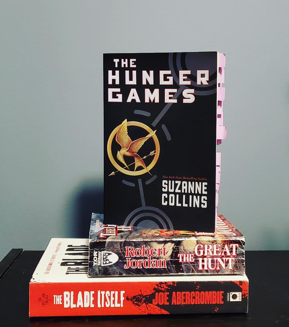 Finished #TheHungerGames reread in anticipation for the prequel #aballadofsongbirdsandsnakes. Video soon on the differences between the book & movie! Up next: finish book 2 in #wheeloftime series and #thebladeitself 😁🥰