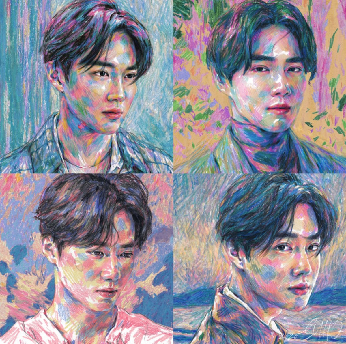 ~ Suho, Self-Portrait  @weareoneEXO