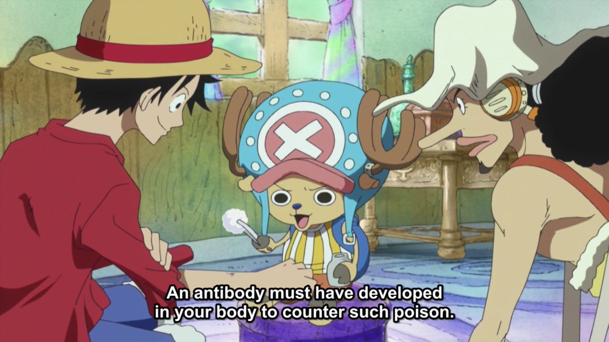 luffy developing a high tolerance to poison because of magellan why did this possibility never occur to me