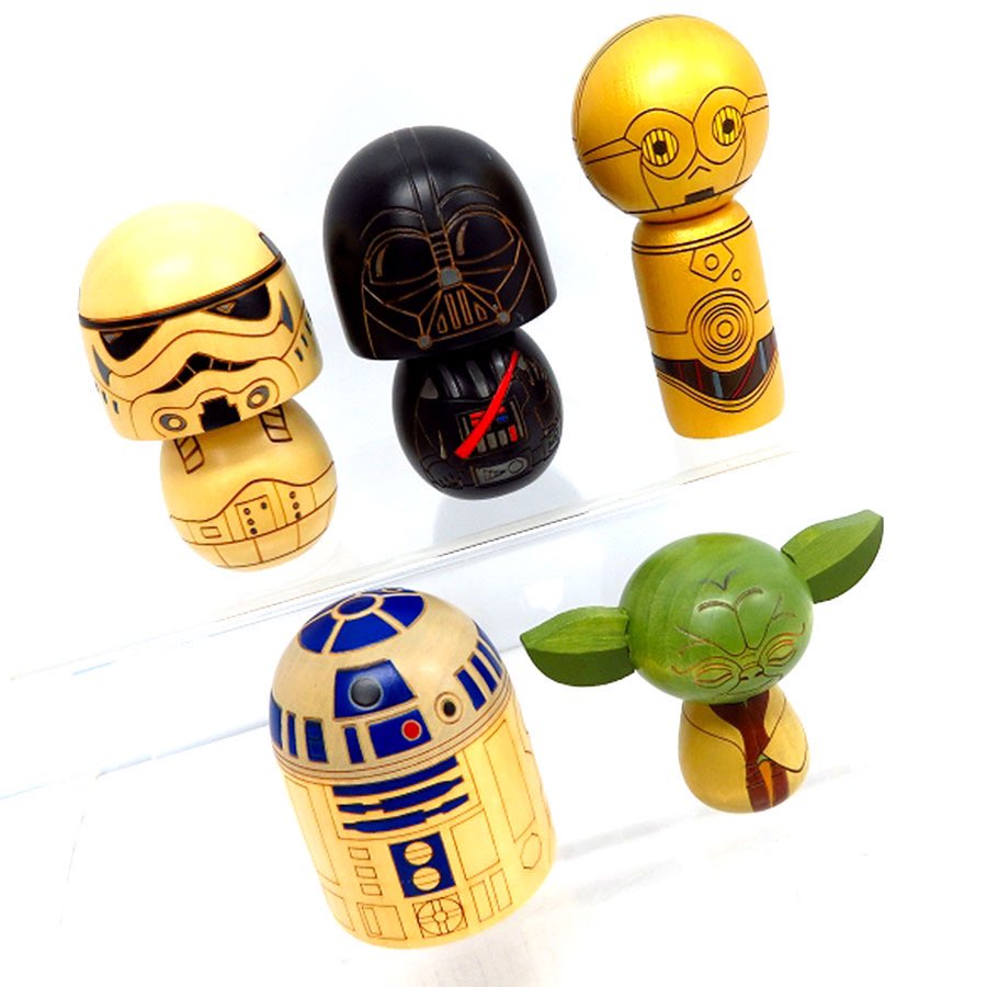 STAR WARS スターウォーズ【卯三郎こけし】5体セット スターウォーズ