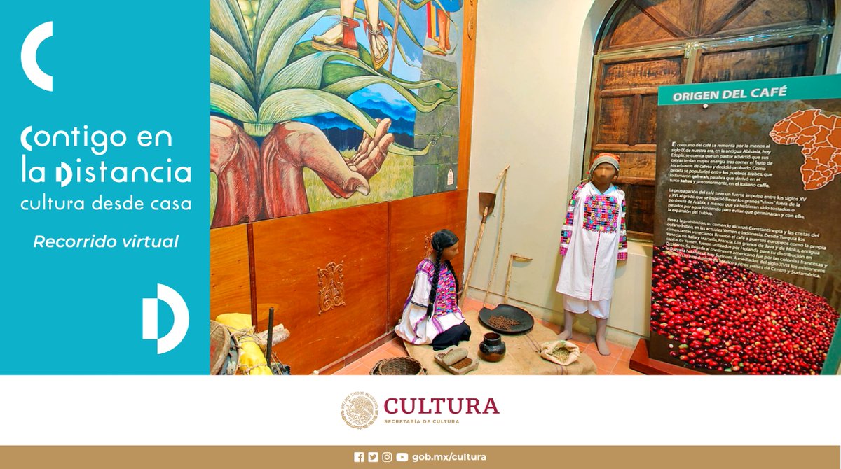 ¿Eres amante del café? En el recorrido virtual al <a href="/Museo_Cafe/">Museo Café Chiapas</a> #Chiapas descubrirás la cultura cafetalera de esta región del país. ☕️

#ContigoEnLaDistancia
👉🏽bit.ly/2KtDU6P