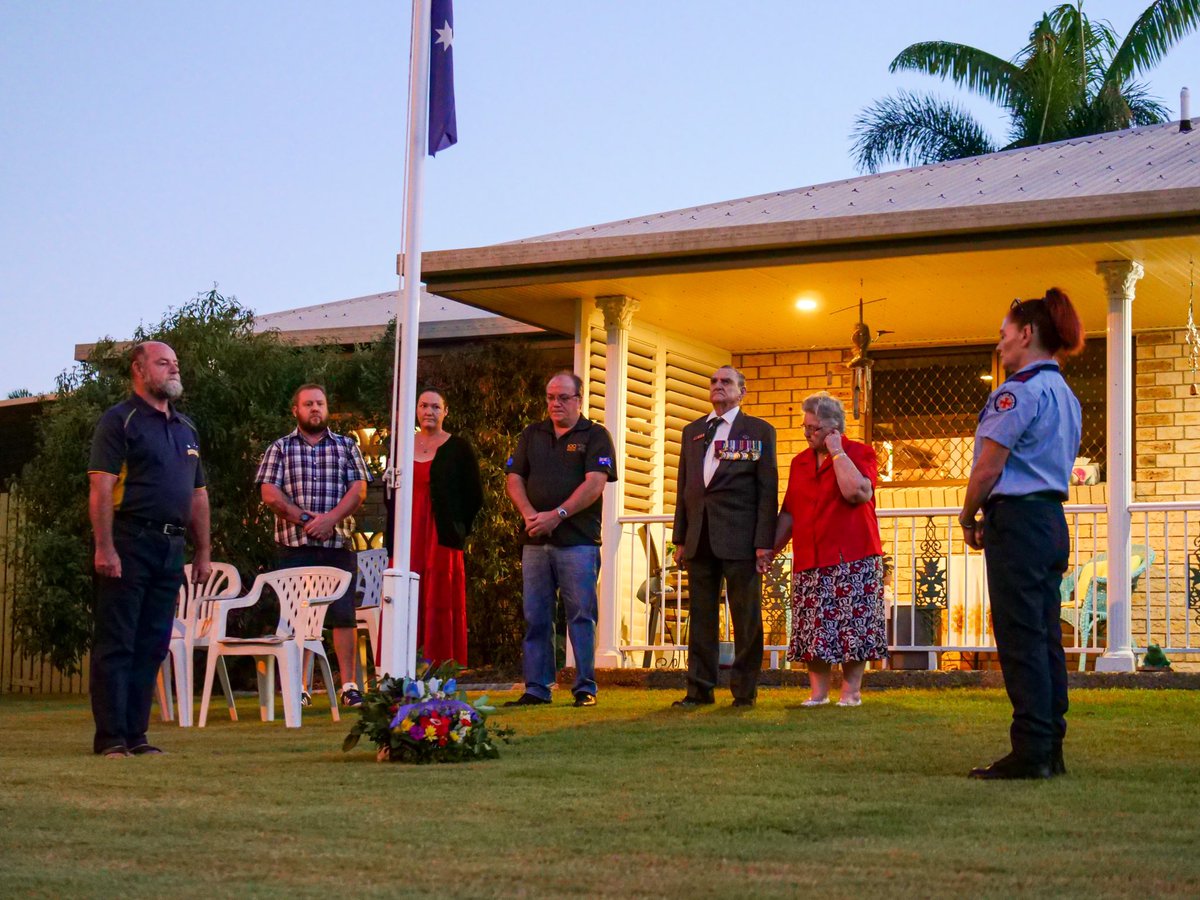 twshep94's tweet photo. “[Today] will go deeper into their memory, it will be something that will last them the rest of their life.”

Keith Payne VC was flanked by his family while commemorating ANZAC Day outside his Mackay home early this morning. He says this day won’t be forgotten. https://t.co/JcTvr2I7xG