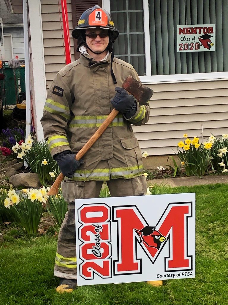 It has been a great day being able to recognize our amazing seniors! Scott will be graduating from our Fire science/EMT program and I could not be more proud! <a href="/mentorschools/">Mentor Schools</a> <a href="/MentorHigh/">Mentor High School</a>  <a href="/LakeShoreCP/">Lake Shore Compact</a> #OnceACard
