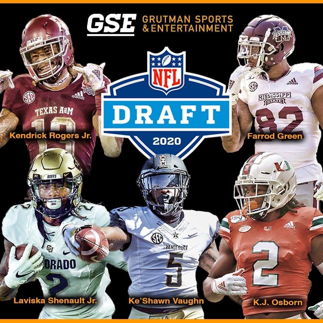 stephgrut's tweet photo. First @GrutmanSports client just got drafted!  Viska Shenault is going to @Jaguars congrats @IanGrutman Xoxox https://t.co/UOfZvOglmM