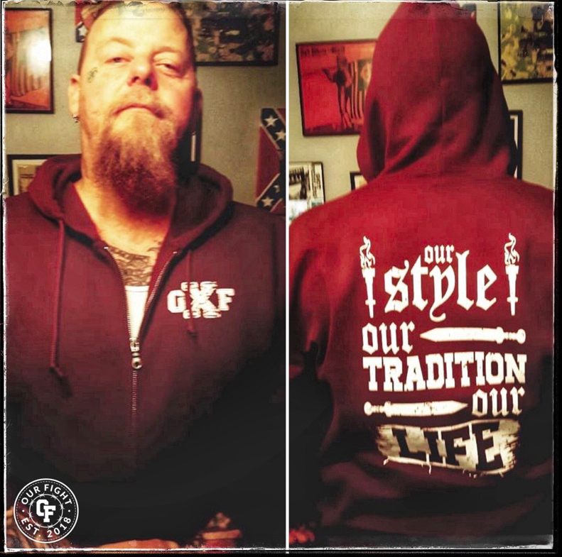 To top it all off, Josh also appears in promotional photos for the white supremacist clothing brand/fascist blog Our Fight Clothing. Our Fight is most notably affiliated with the Rise Above Movement, and has made significant ties to east coast bonehead crews.8/