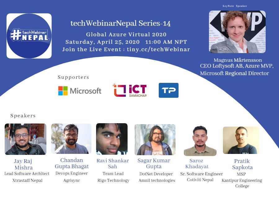 enigma_pratik's tweet photo. I will be presenting at Global Azure Virtual 2020 on "Automated Machine Learning with Azure".  
Join @ https://t.co/SvOWsnj2gf
25th April, 2020 6:00 pm NPT onwards 
 #Azure #Microsoft  #AutoML #AzureML #MSFTStudentPartner🇳🇵 https://t.co/M5UKgWiatJ