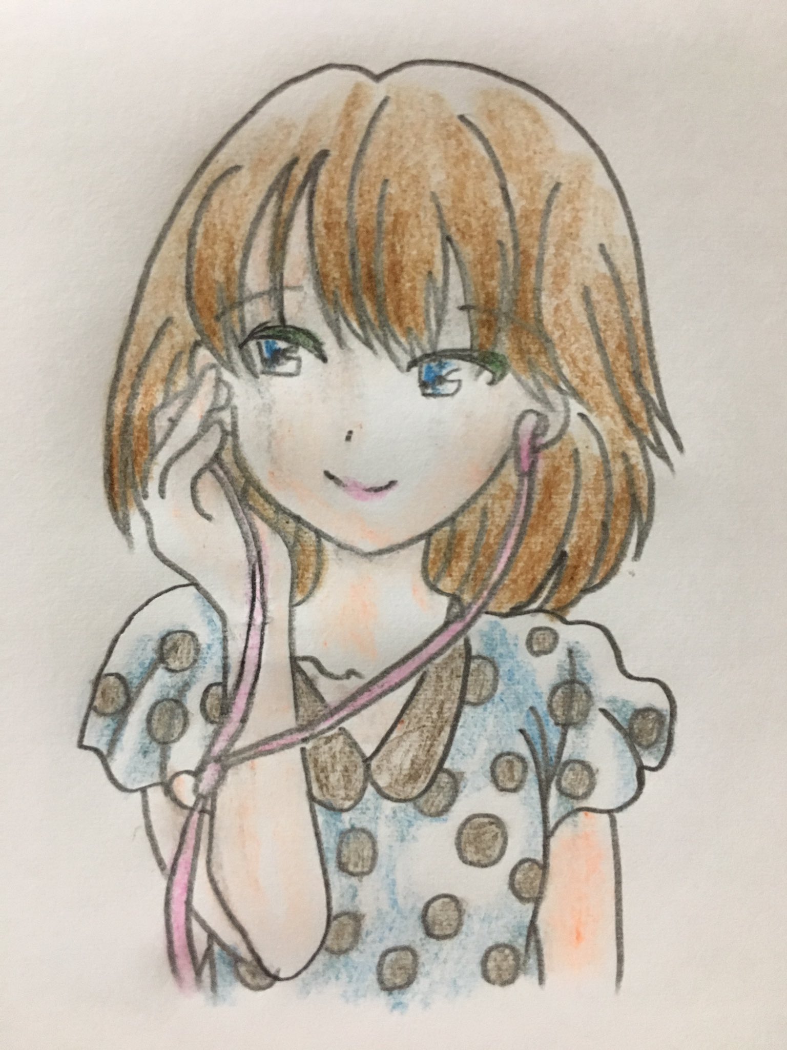 ノブユキ 在 Twitter 上 音楽女子 イヤホン ヘッドホン 音楽 女の子イラスト T Co I61gsftxhw Twitter