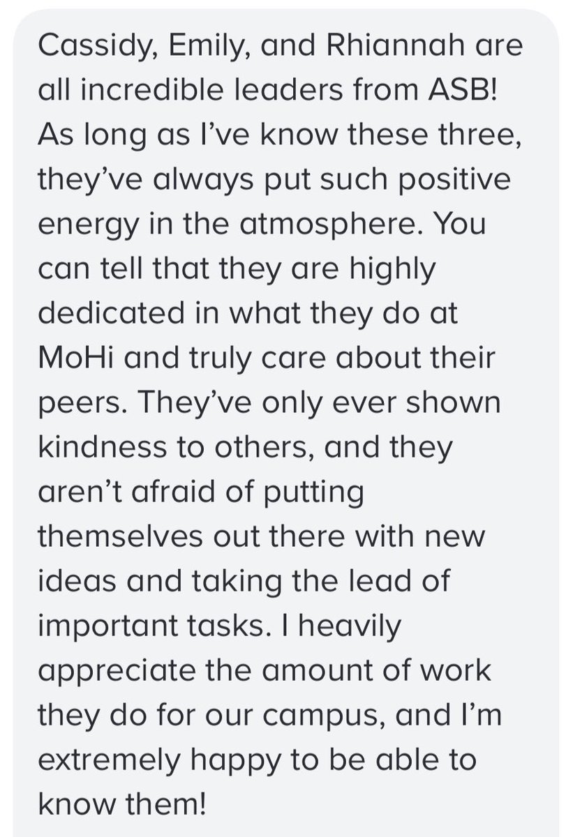 <a href="/MontclairASB/">Montclair ASB</a> has some incredible leaders! #NationalStudentLeadershipWeek2020 Ⓜ️🖤💙