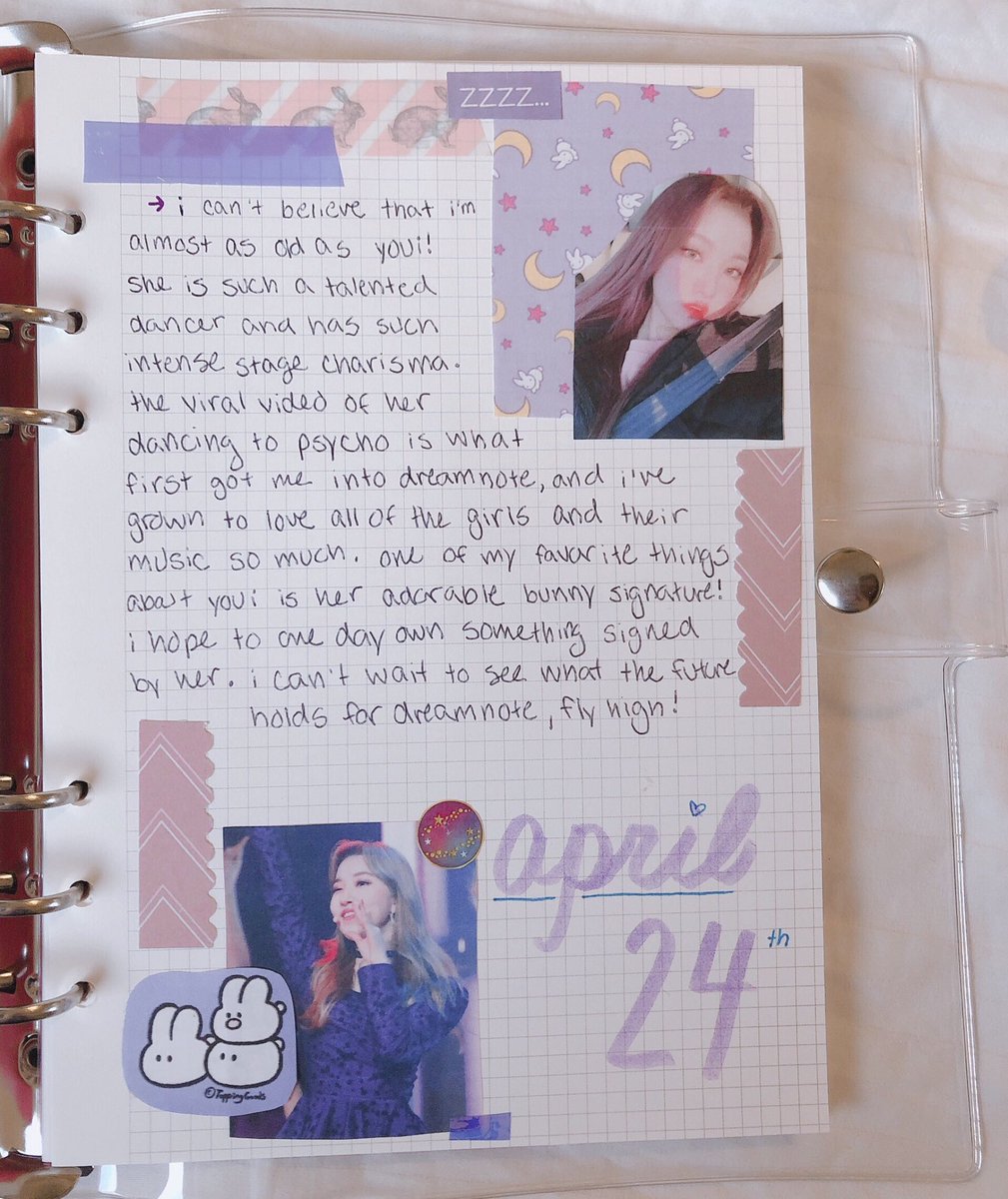 mochidalso's tweet photo. 💜 𝘩𝘢𝘱𝘱𝘺 𝘣𝘪𝘳𝘵𝘩𝘥𝘢𝘺 𝘥𝘳𝘦𝘢𝘮𝘯𝘰𝘵𝘦’𝘴 𝘺𝘰𝘶𝘪 💜⁣
⁣
i can’t believe she is only twenty, happy birthday baby bun 🐰 ⁣
⁣
stan dreamnote! ✨⁣
•insta: @/orbitbian ⁣
⁣
🏷: #dreamnote #dreamnoteyoui #kpopjournal #kpopjournalspread https://t.co/YzXIiScPb1