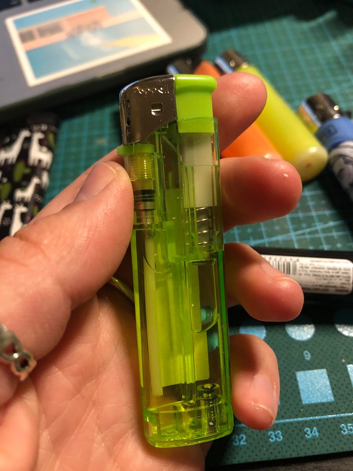 LIGHTER 3:Aesthetic: 3/10, lime green is the second worst lighter colourDo it light good?: 9/10 yeah it’s still pretty full and it’s clickyFond mems?: 5/10 I bought it because I left my lighter in my coat at work and couldn’t be bothered to walk back. 17/30