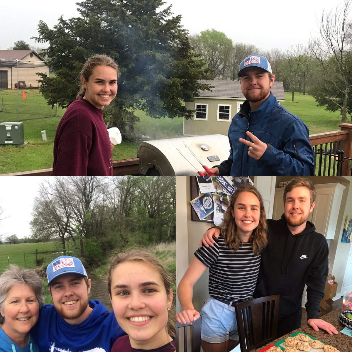 Happy Birthday to @16jfryFry  His sis made him cookies, we enjoyed a walk in the rain, &amp; now time to grill some dinner. Awesome day!