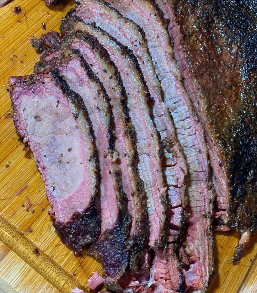 Look at this beauty!!! It didn't last long.
# smoked #bbq #brisket #smokedbrisket #smallbusinessowner #904eats <a href="/foodtrucksafari/">FoodTruckSafari</a> 
<a href="/FoodNetwork/">Food Network</a>