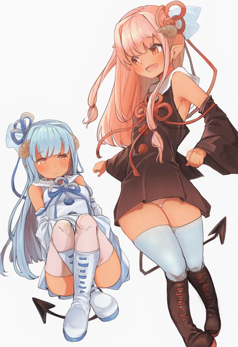琴葉姉妹誕生日絵の
謎の褐色小悪魔差分です( ͡° ͜ʖ ͡°)

我慢できなかった...。 