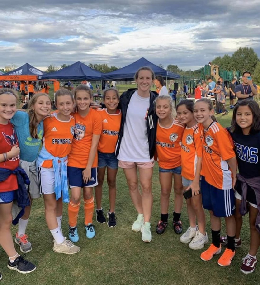 SYCSoccer's tweet photo. 💥We are EXCITED to welcome back local standout @sunshine_sully to our Virtual Player Ed. for a Q & A session on 4/29th at 6PM!
✅ @soco_gsoc Alumni
✅USWNT player
✅current @WashSpirit
✅National Player of the Year
✅#1 Overall Draft Pick
#SYCAtHome #WeAreSpringfield 🟠🔵 https://t.co/9xTLzLXWZD