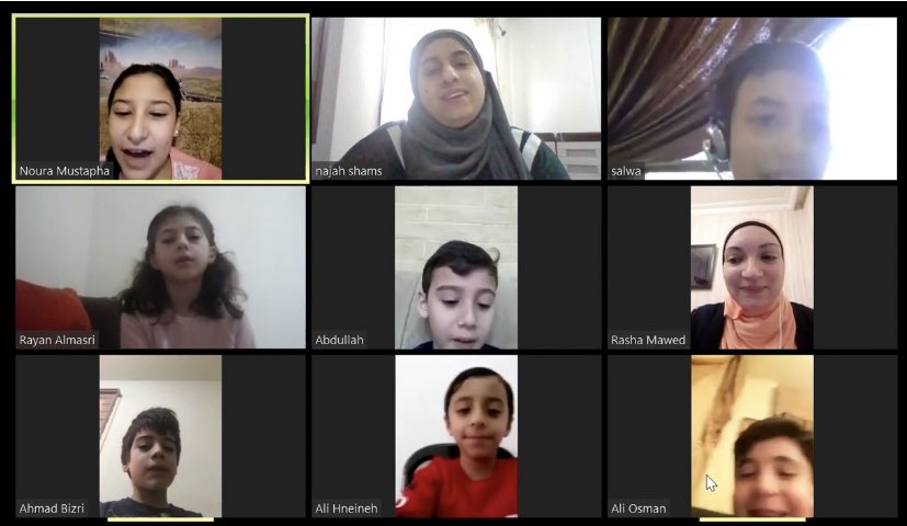 نية صوم شهر رمضان المبارك عبر تطبيق zoom في دوحة المقاصد خطوة فريدة فاقت التوقعات#مشاعر متضاربة لدى رؤية الأحبة ودعاءمن القلب ممزوجًا بأمل اللقاء القريب#مهما خطط البشر فربّ البشر قادر على كل شيء#اللهم إنّا نوينا صيام شهر رمضان ايمانا واحتسابا فتقبله منّا يا الله@DawhaHighSchool