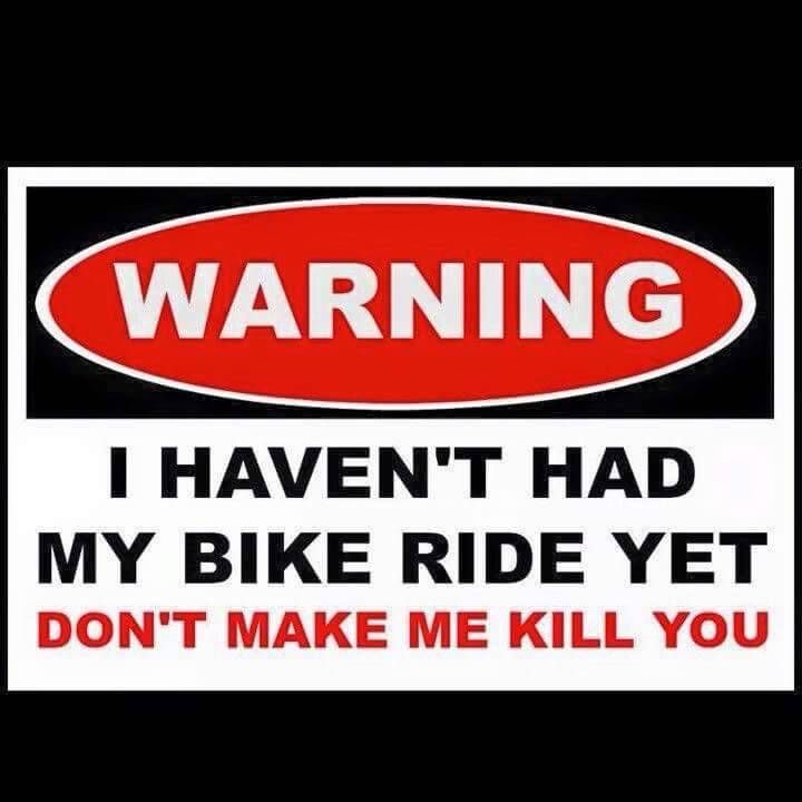 MelbourneBikeTC's tweet photo. How we are all feeling with this lockdown and no adventures on our trusty bikes https://t.co/t0F6pNWOj1
