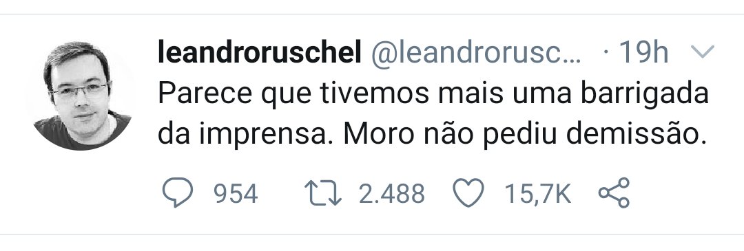 Leandro Ruschel, influenciador bolsonarista: não era fake news, era jornalismo. https://hashtag.blogfolha.uol.com.br/2020/04/24/nao-era-fake-news-era-jornalismo-moro-caiu/?utm_source=twitter&utm_medium=social&utm_campaign=twfolha