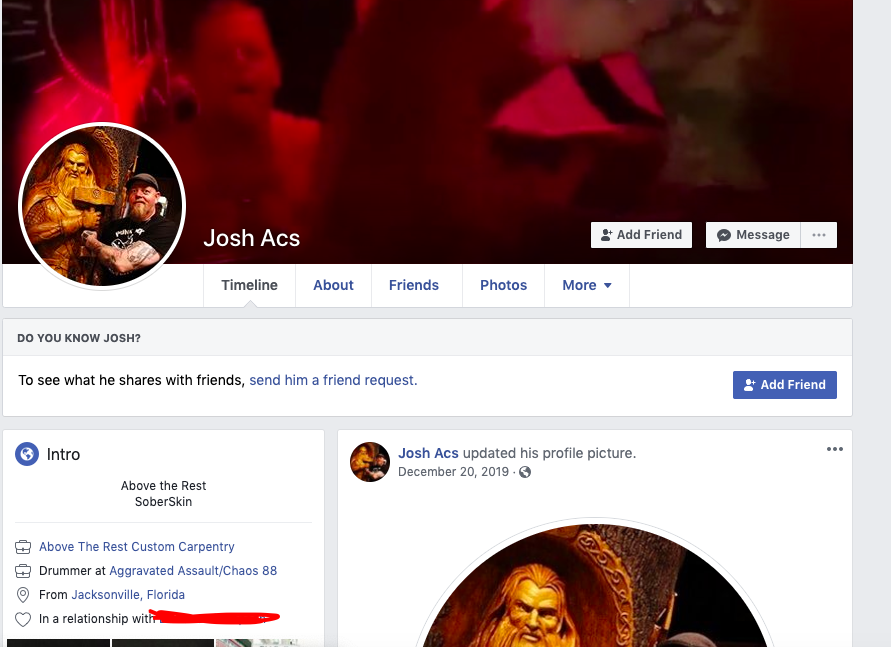 Although we are unsure of Josh's exact employment, please anyone in the Geneva community be aware of Josh's neo-Nazi affiliations! Additionally, below are Josh's public Facebook pseudonyms so y'all can be aware!10/