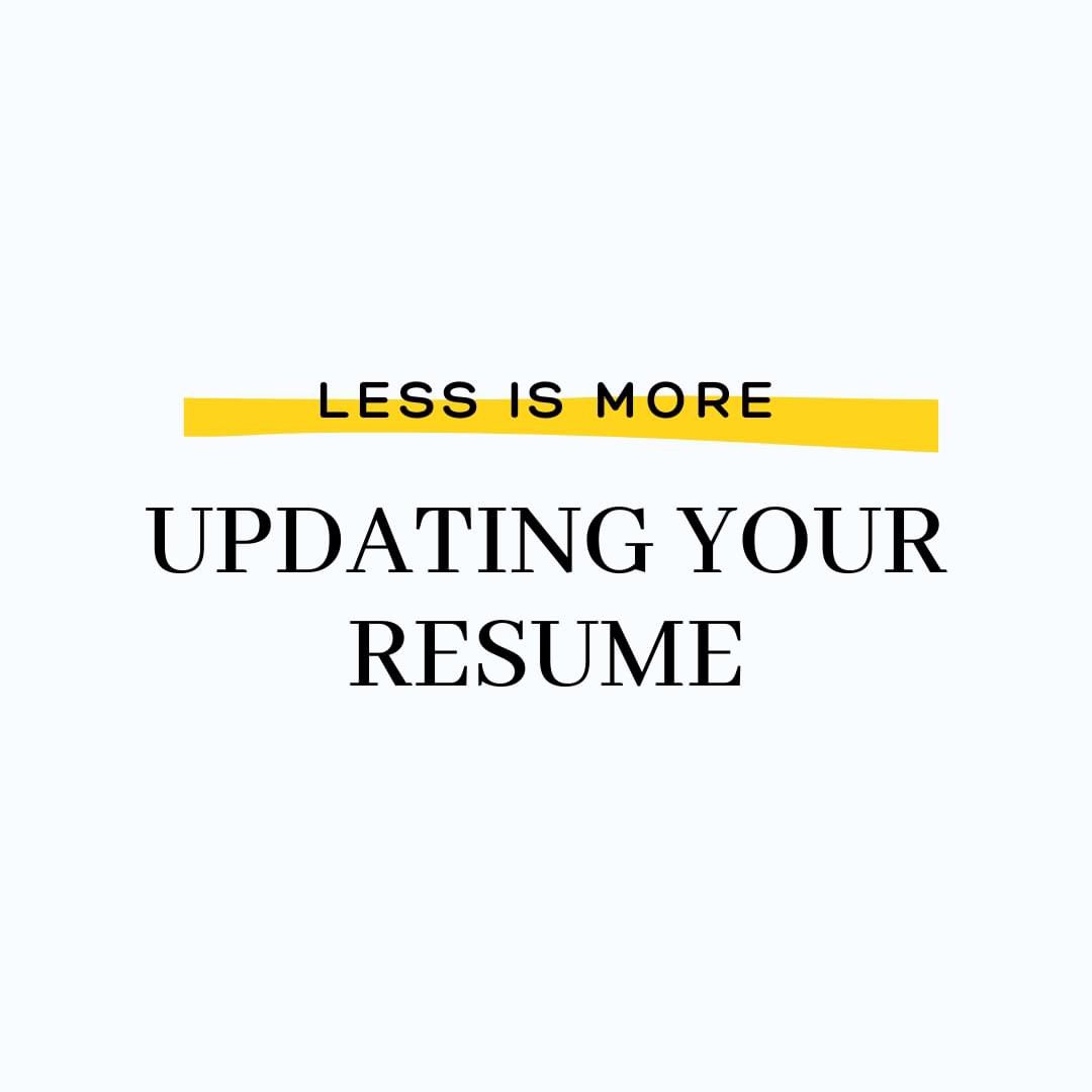 So you're on the job market.

The first thing you probably want to do is dust off the resume and get it updated. In my time as a both an agency and in house recruiter I must have had to screen over 100,000 resumes.
#resume #jobseekers #cvwriting