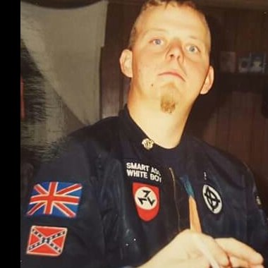 Hi everyone! Say hello and welcome to neo-Nazi bonehead Joshua Matthew Croom Williamson aka "JD Moxie". Josh is a proud member of the neo-nazi skinhead group Atlantic City Skins (ACS), but currently lives in Geneva, Nebraska. Say hi to Josh everyone!!!1/