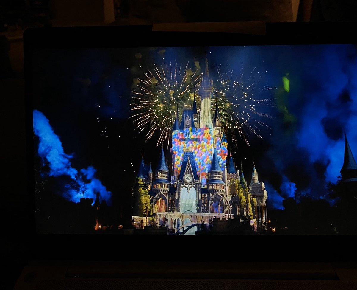 MelissaHBurg's tweet photo. 💫🏰❤️ Thank U @WaltDisneyWorld Taking a moment snapping pictures as if I was there pre-recorded HEA still brings tears to my eyes while memories flood my mind & I look forward to the day we can all come home! #AllTheMagic #BelieveInYourself #WeCanGoTheDistance @WDWGuestService https://t.co/k4aL0I0KtS