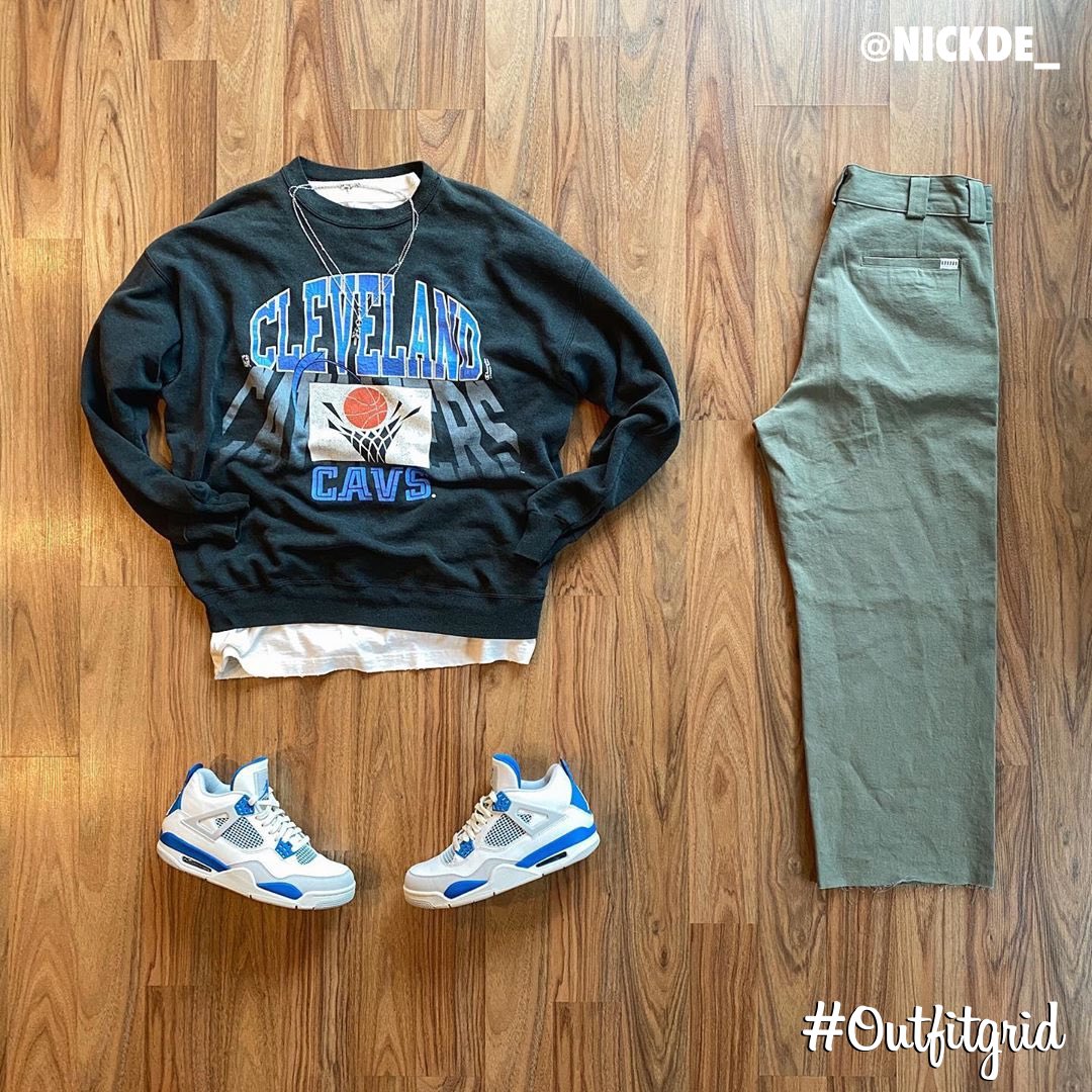 jordan 4 cavs outfit