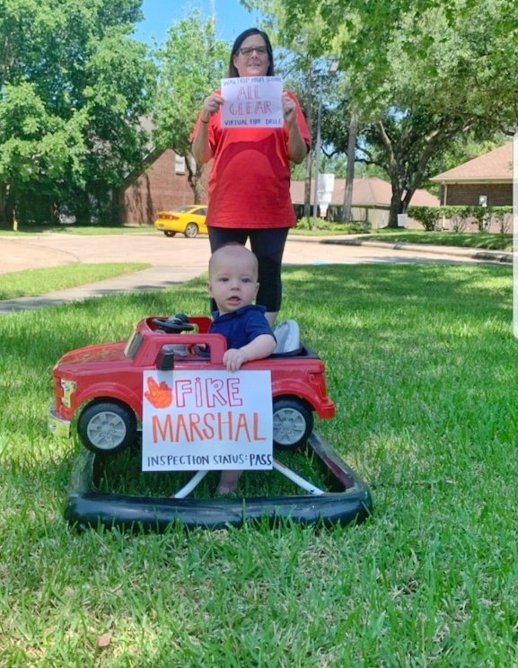 WaltripRam's tweet photo. Thank you to all that are participating in the #virtualfiredrill today! Check back later for more photos! #WaltripHS #ramnation #togetherwhileapart #allclear @HoustonISD @Northwest_HISD @AmyPoerschke @michaelnigglijr https://t.co/hrlNVJQjM0
