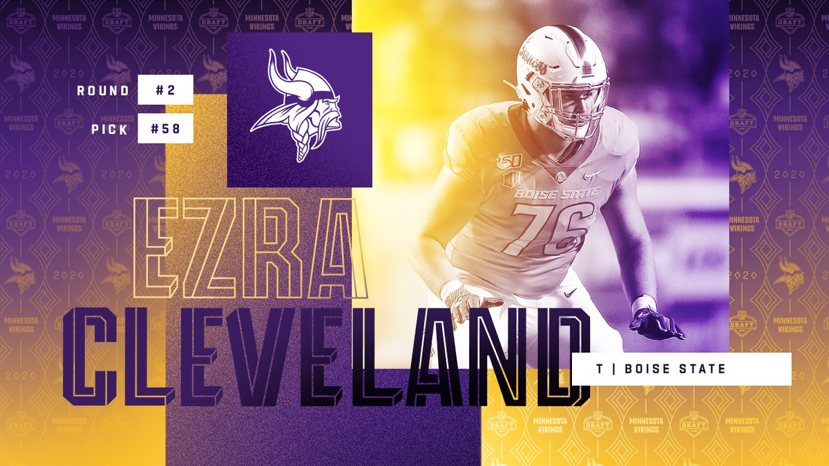 Vikings's tweet photo. Cleveland Rocks

Welcome to Minnesota, @Ezra508! https://t.co/smbcv9lI0F