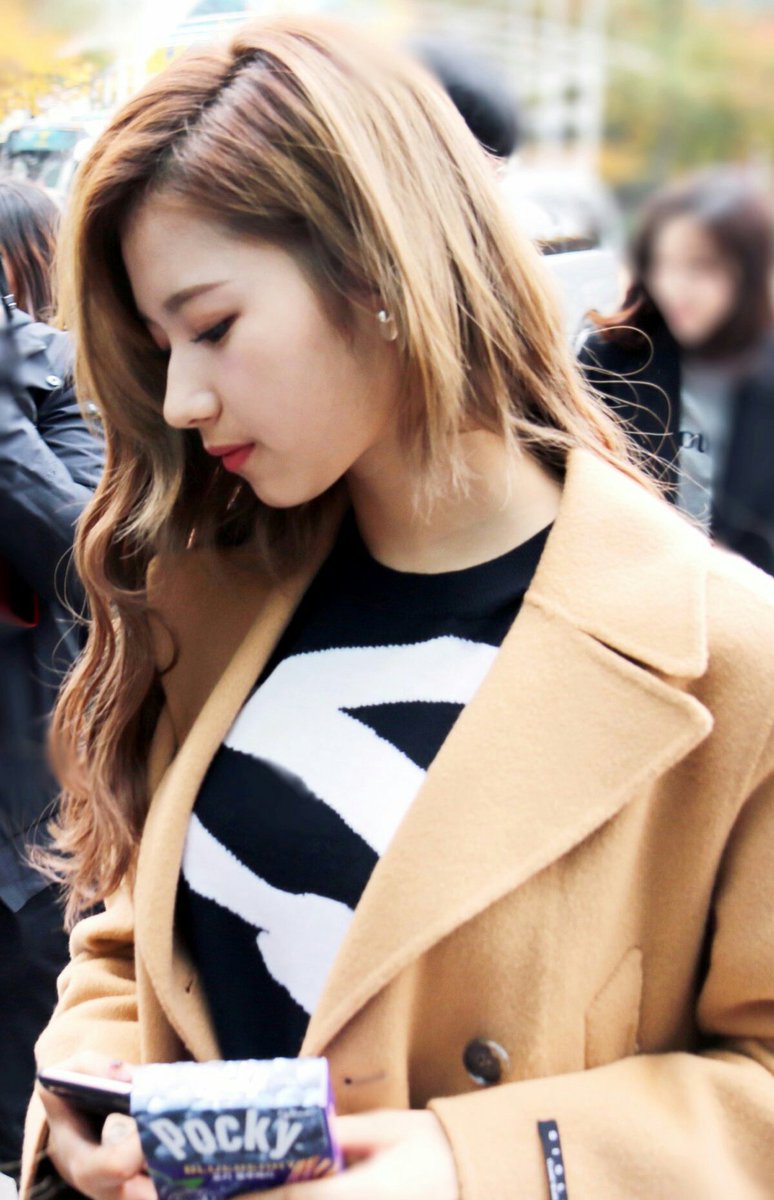 Sana's glass-breaking jawline- a long, too hot to handle thread.