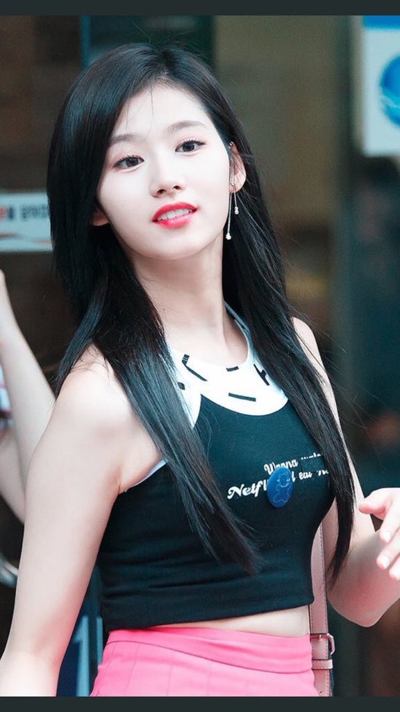 Sana's glass-breaking jawline- a long, too hot to handle thread.