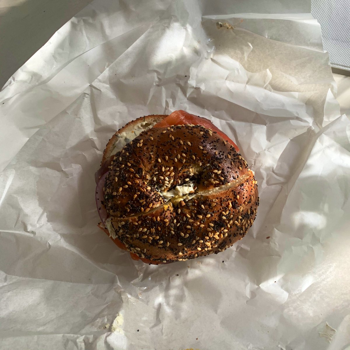 this is ANOTHER bagel. happy weekend