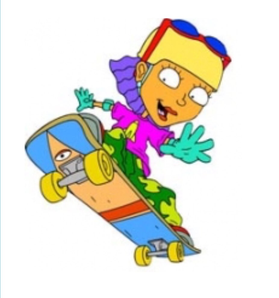melmolina14's tweet image. How am I just finding out that Kehlani has Regina from Rocket Power tatted on her leg?! A legend.