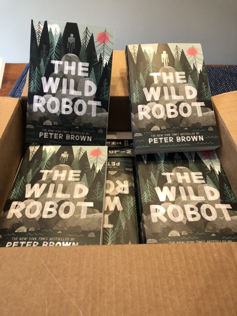 I’m not sure who is more excited - me or my students!  To reconnect and explore a great book together, we will be reading The Wild Robot for our next book club.  I will be playing “delivery gal” tomorrow to leave a book on each kid’s doorstep.<a href="/mlk_elementary/">MLK Elementary School</a> #GRA