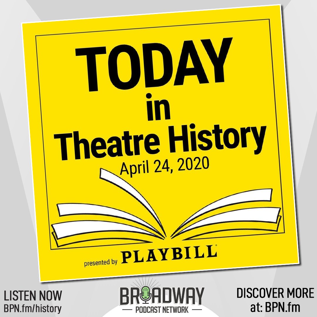 BwayPodNetwork's tweet photo. - @CreativeQTine Episode #23 with guest, @ChristianKeyes https://t.co/azyRIo2Ktk
- @playbill Today in Theatre History - April 24, 2020: Broadway had a “Screw Loose” https://t.co/h9gMELKxXx
- @BroadwayCurtain Episode #212: Mame (1974) &amp; Bloomer Girl https://t.co/wv2uyfZnYd https://t.co/CSXisKdBMG