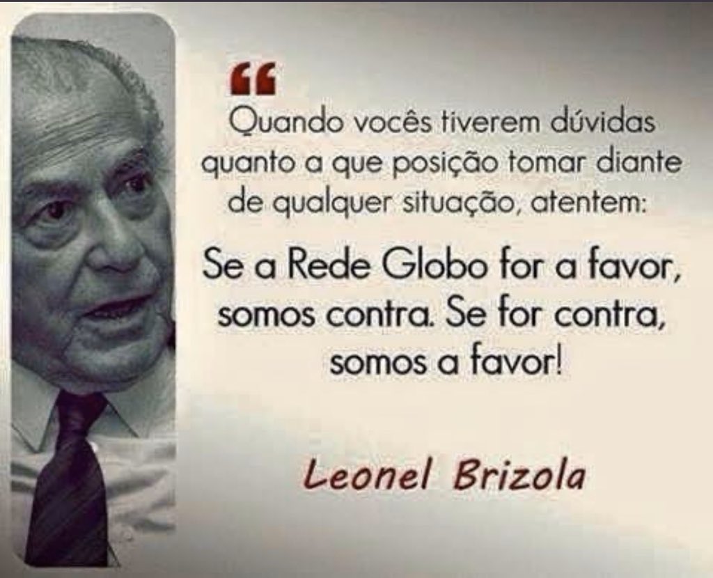 PrMahatma's tweet photo. Uma verdade inquestionável! #GLOBOLIIXO https://t.co/qbdjTGWxX1