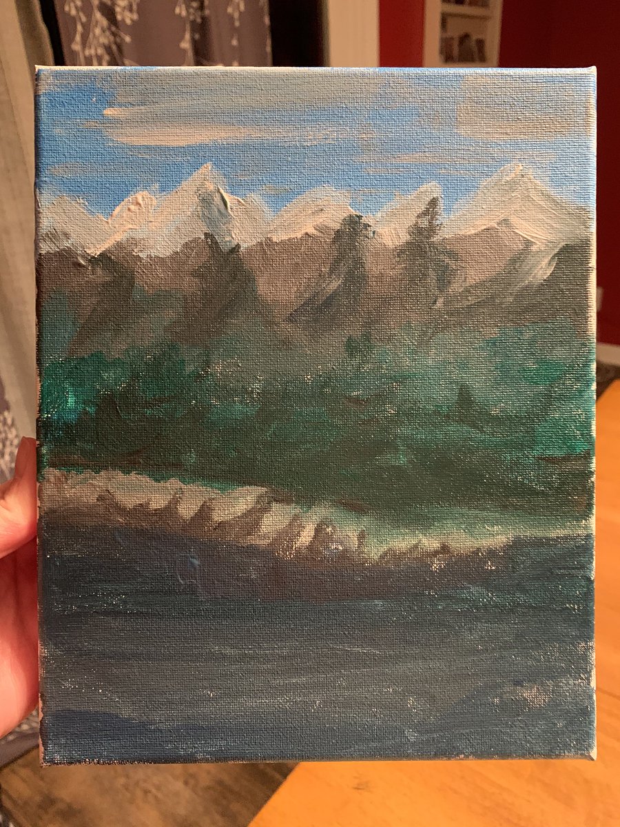 MrsKratzer's tweet photo. Family painting night with @TheKratzer and Luke. #whoseiswhose #familynight #QuarantineLife #Covid_19 https://t.co/Dm0KpFesJd