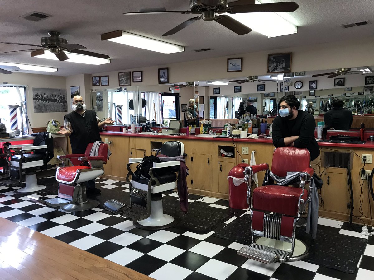 But Barber Eric Greeson said he’s surprised barbershops were among GA businesses allowed to reopen first. He said he would have liked the governor to have the backing of health experts. As it is, they can’t afford to stay closed, since competitors will surely reopen too.