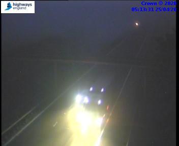 HighwaysSWEST's tweet photo. ***CAUTION***. #M5 in both directions between J28 and J29 there is localised fog. Please drive with caution if making essential journeys in the area. https://t.co/kpqBAkw79n