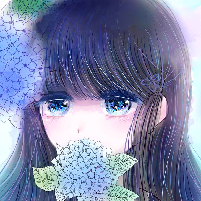 紫陽花と女の子のtwitterイラスト検索結果 古い順