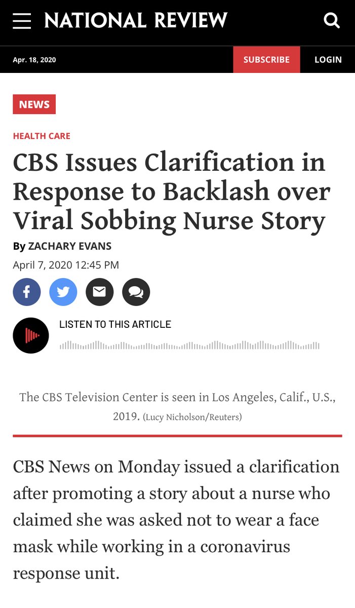 And the fake news headlines & sob stories…Remember Colleen Smith, the ER doctor at Elmhurst? She didn’t work at Elmhurst.