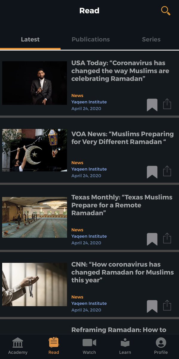 The most recommended resource was the  @yaqeeninstitute app. Honestly this is one of my favorite apps — it’s easy to use, has tons of knowledge and resources, and is designed beautifully.