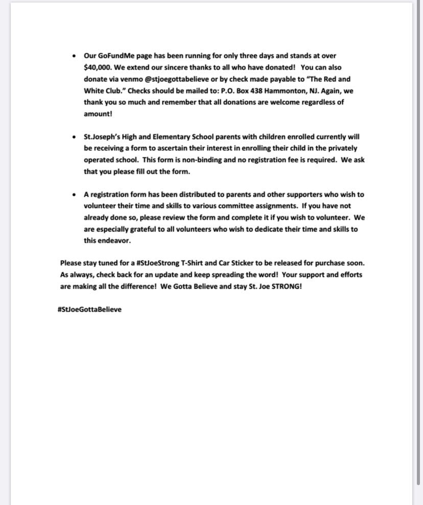 SJA_HammontonNJ's tweet photo. FOR IMMEDIATE RELEASE 
4/24/2020 Update: https://t.co/HwoTynLsnL