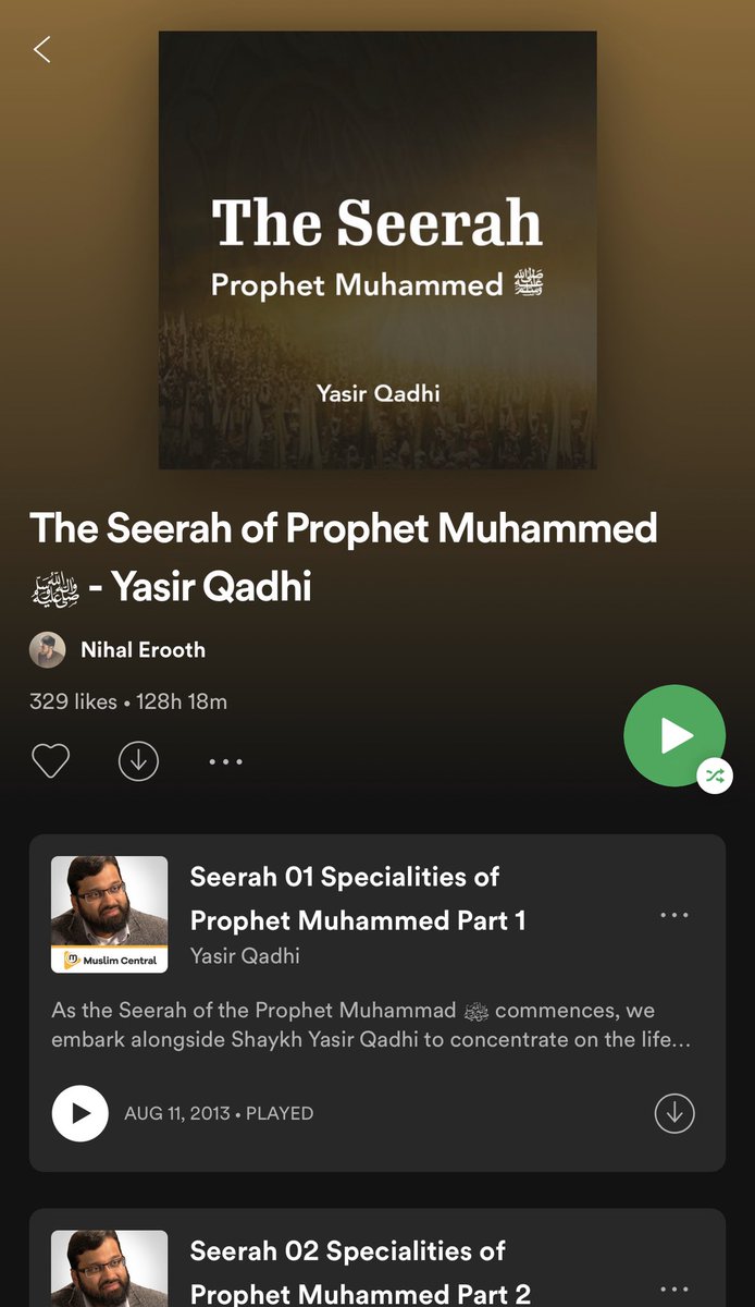 “The Seerah of Prophet Muhammad (pbuh)” is an amazing, 104-part podcast by Shaykh  @YasirQadhi that takes you through all of the details of the life and times of the Prophet. He goes in depth and explains many intricacies very eloquently.