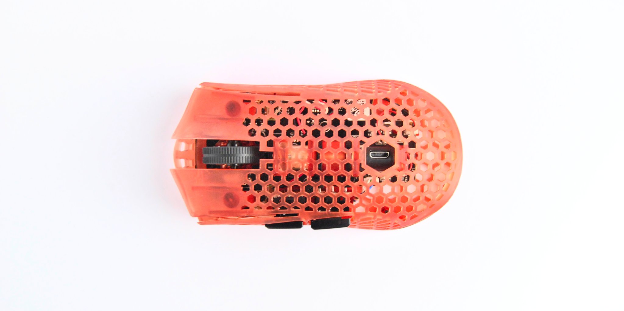 Piranha Mouse Mods Ultralight 2 Wireless In Red