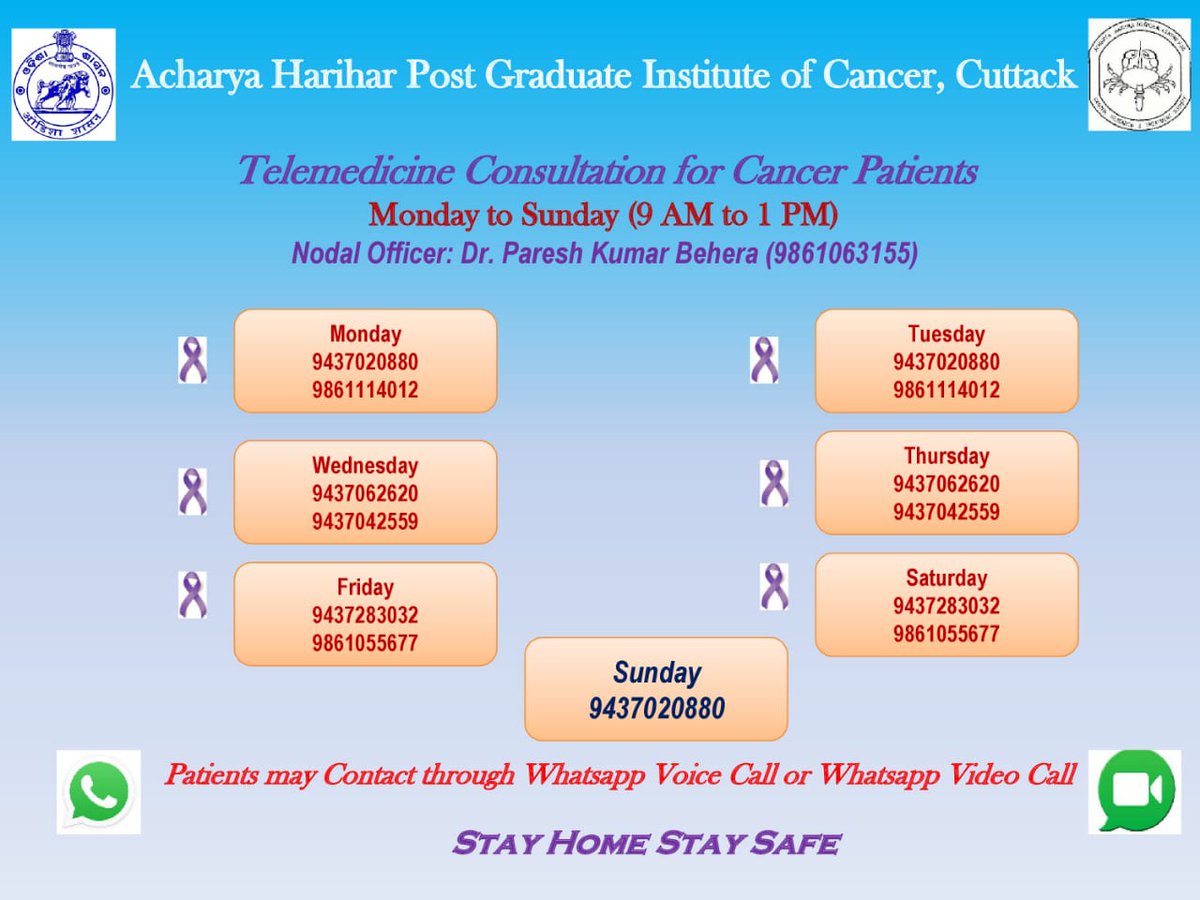 Acharya Harihar Regional Cancer Center tweet media