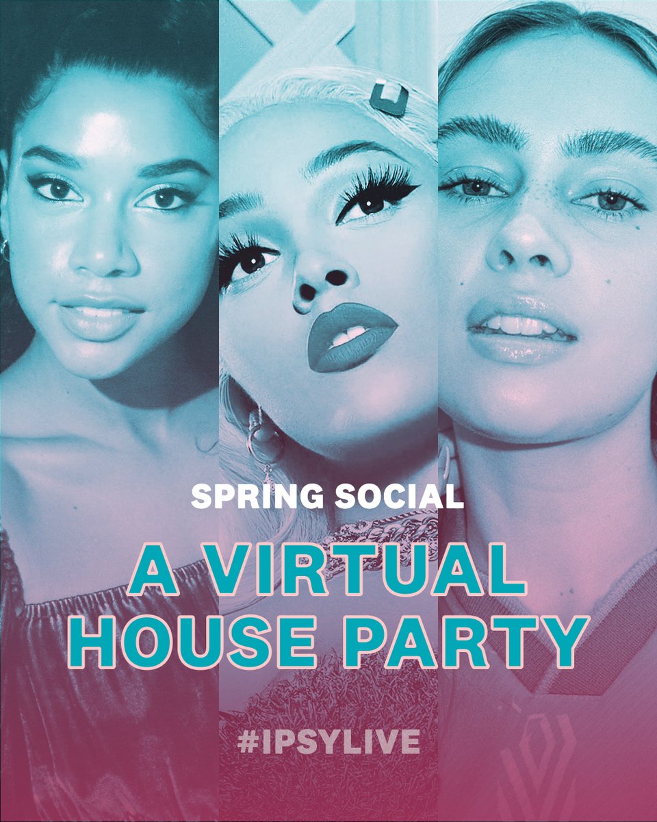 IPSY's tweet photo. 🎉Our IPSY Spring Social is tonight at 8 p.m. ET on Instagram Live! 🎉 Invite your friends to see @DojaCat, @HannahBronfman & @sashakeable perform—we’re donating $1 for every viewer (up to $15,000) to the American Nurses Foundation. We’ll see you there! #IPSYLive https://t.co/LbEB0vHGYt