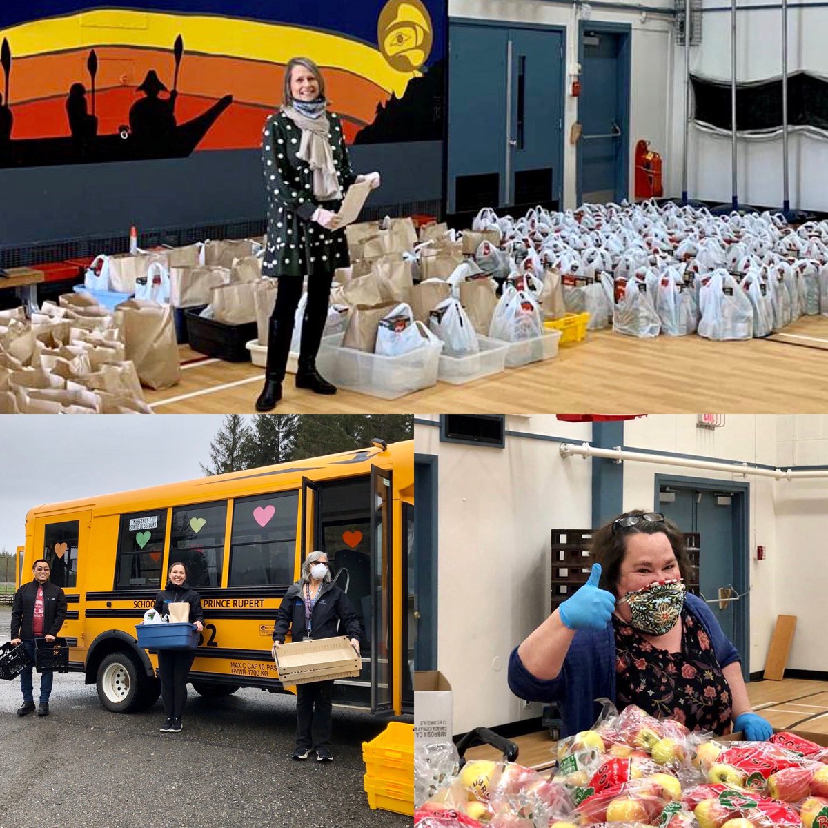 IreneLaPierre2's tweet photo. Because we care about our priority families @RupertSchools over 200 families were provided with #bagsofgoodness today! Thanks to @clfranes for leading an amazing team of dedicated staff! https://t.co/0KAbXszwc8