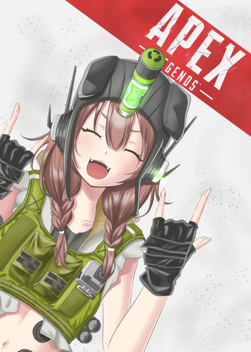 アボりん Apexオクタンころさん ホロコミイラスト できたてころね